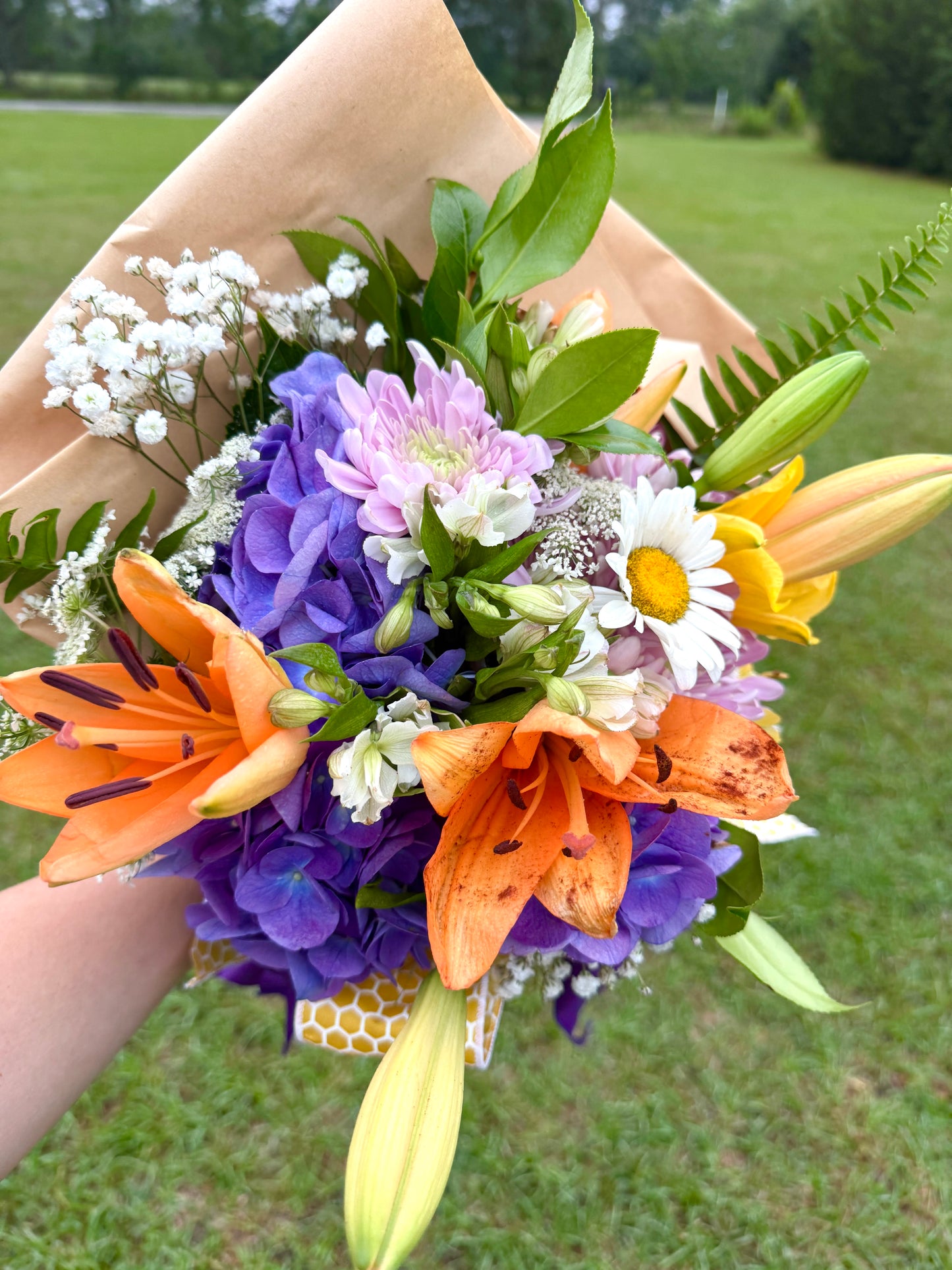 Graduation Wrapped bouquets