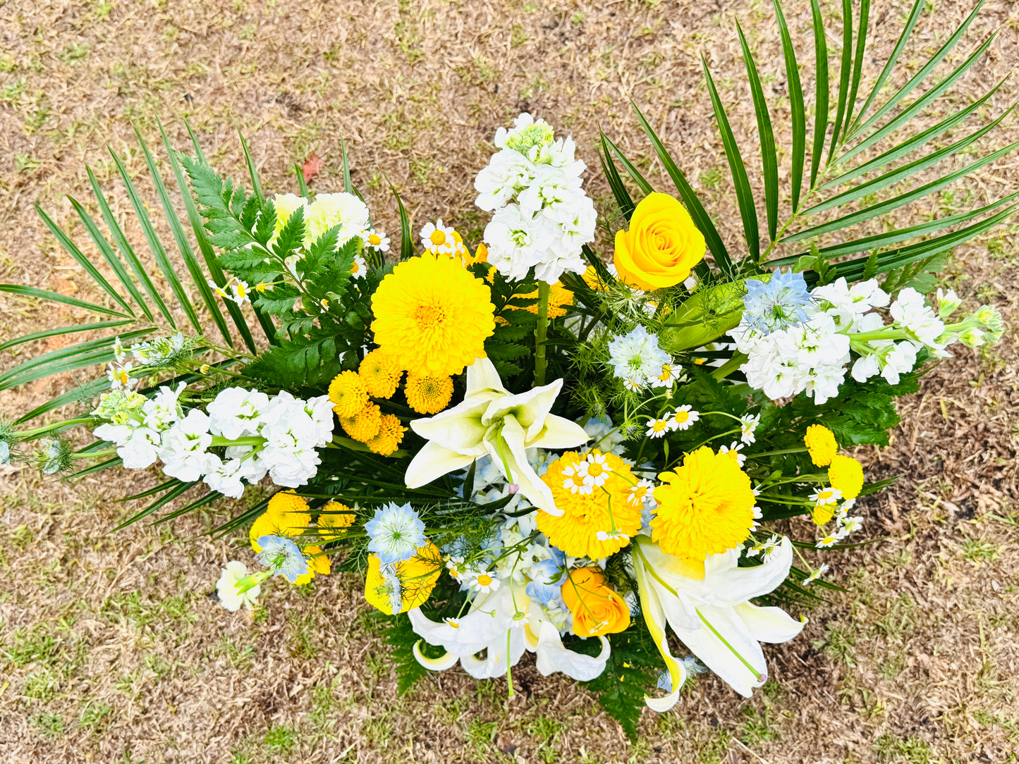Garden Style Sympathy Arrangement | Orangeburg County, SC