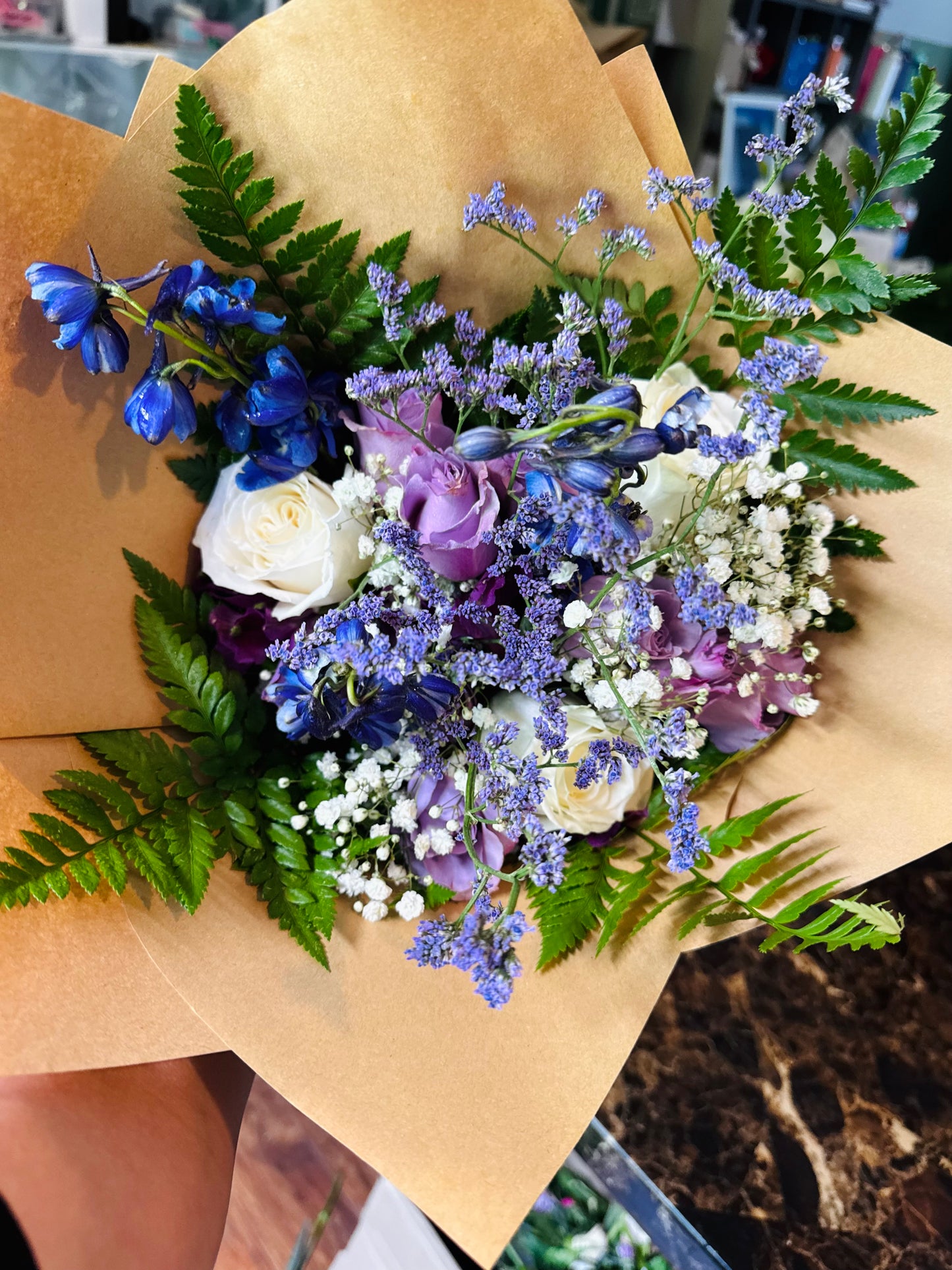 Graduation Wrapped bouquets