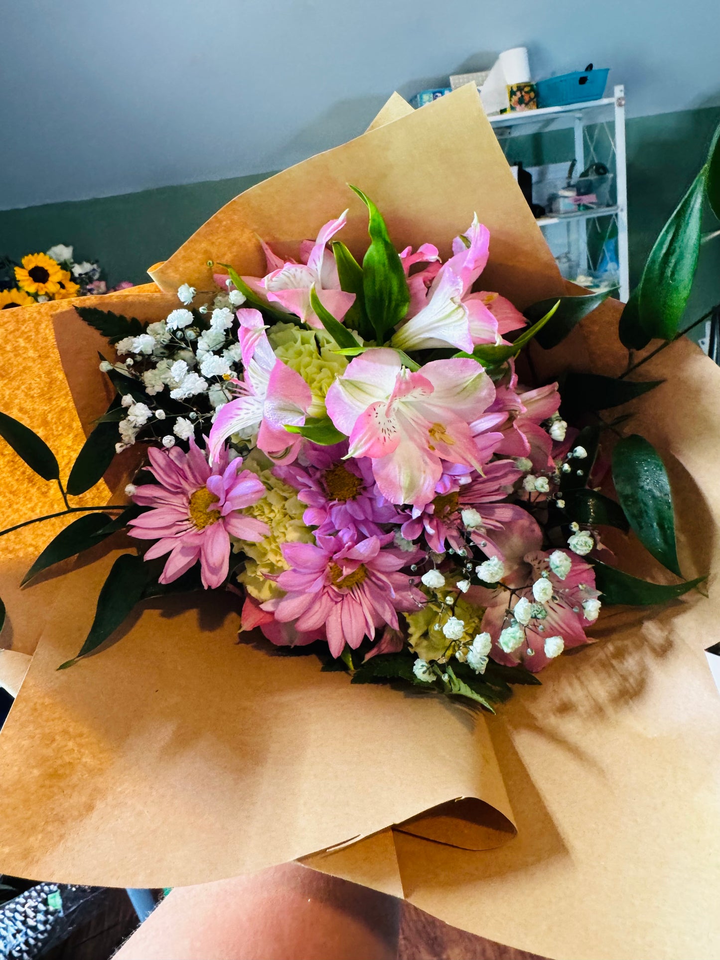 Graduation Wrapped bouquets