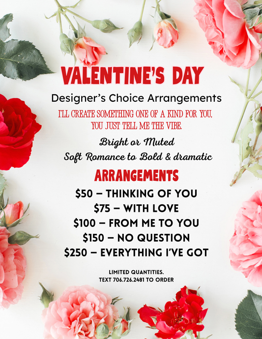 Valentine's Designer Bouquets