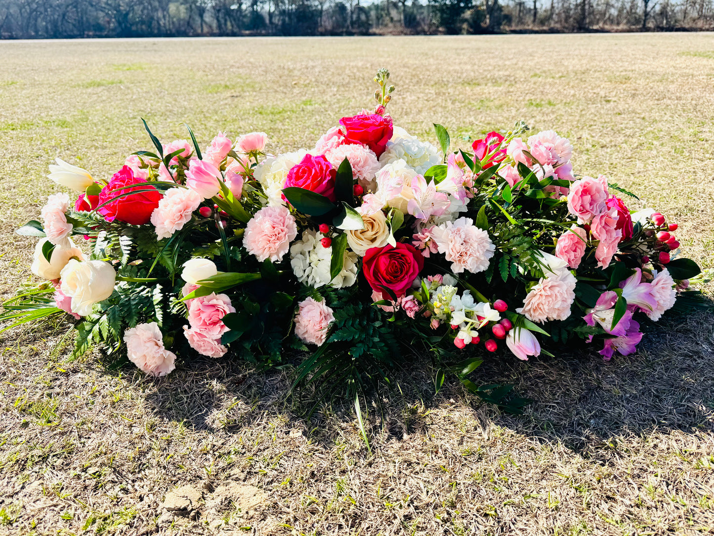 Casket Spray Arrangement | Funeral Flowers Neeses, SC & Surrounding South Carolina Communities